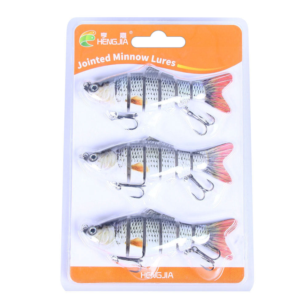 6-Segment Lifelike Fishing Lures