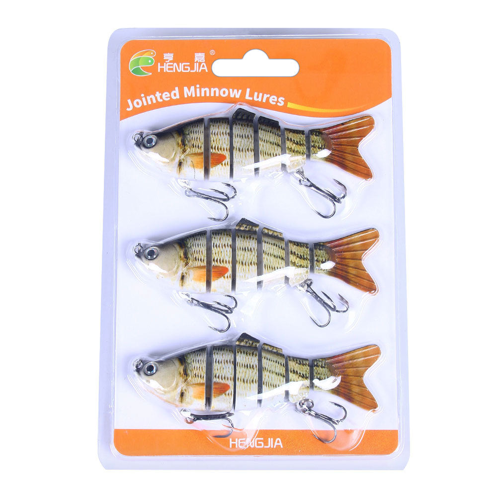 6-Segment Lifelike Fishing Lures
